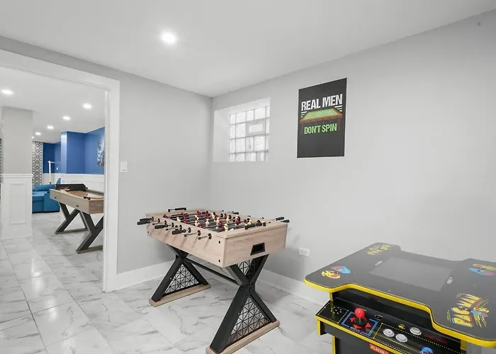 Сasa de vacaciones Gorgeous 5 Bedroom Gem With Games Chicago